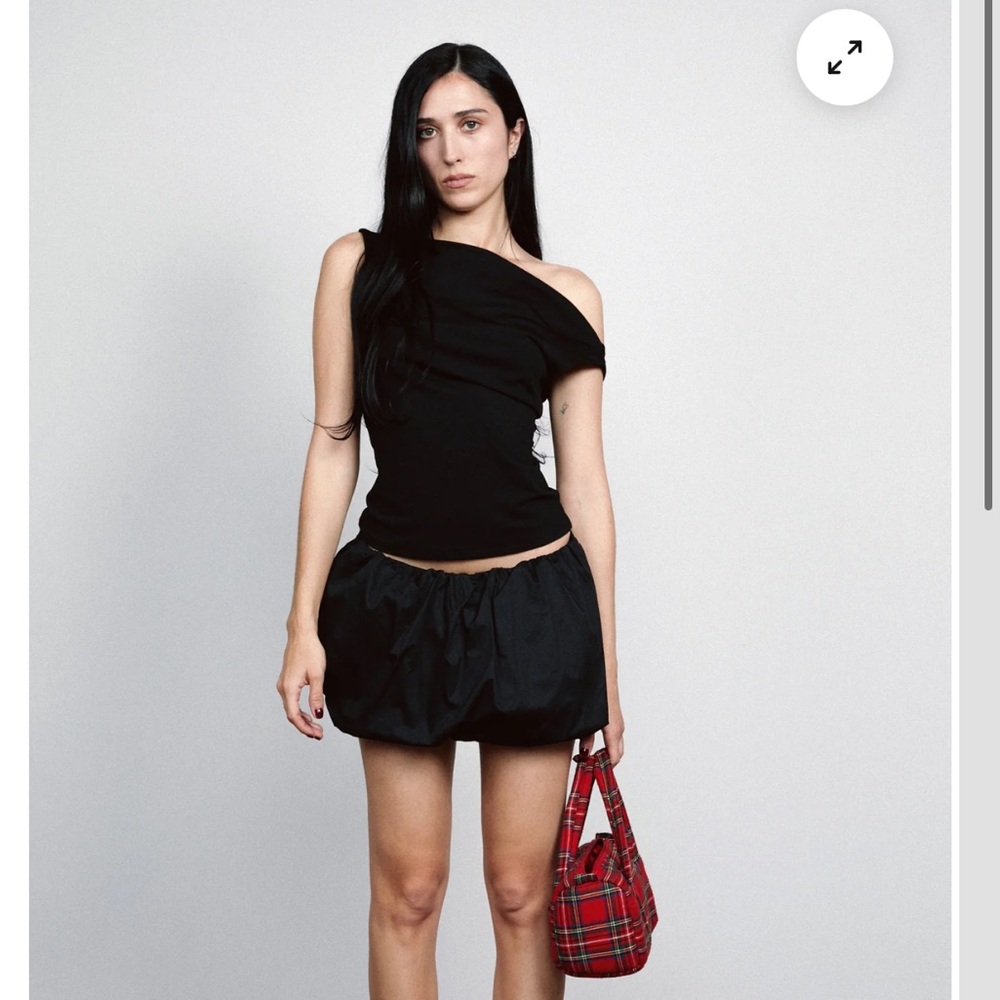 Miaou Black Bubble Mini Skirt - Grace Skort
